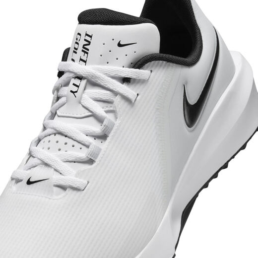 Nike (NIKE) official INFINITY G men's and women's golf shoes summer couple's light sports FN0555 100 white/black/white gold 42
