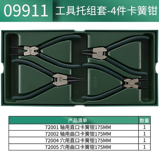 Xushansi Sata 4-teilige Federzange Set 11303