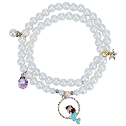 Daiyan handmade diy pearl bracelet girls handmade earrings jewelry bracelet production materials beaded bracelet material package 10 grid pearl ocean approximately (520 pieces) free 2m thread