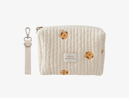 Spot coréen INS 2022 NOUVELLE ZIPPER BROIDE COTTON MOMMANT SAG BÉBÉ TROLY SAG SAG DE LIEU SAG