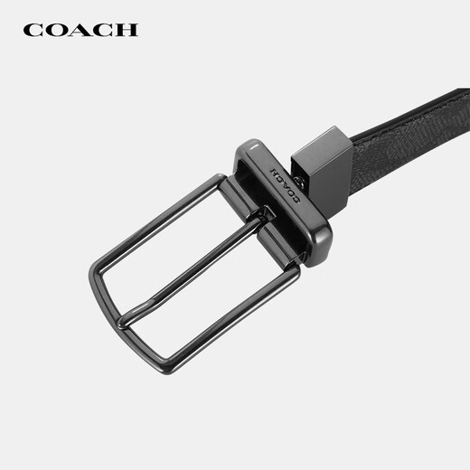 Coach Belt Herrengürtel Klassiker C-Print Pin Schnalle Doppelsieitige Gürtel leichte Luxusmarkengeschenke für Freund Geschenke Cy983 QBMI5 [127 cm*3cm]