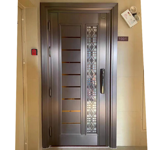 JRB家瑞堡别墅韩式门不锈钢门单门进户门入户门大门通风门防盗门智能门定制 款式1【每平方】 1780