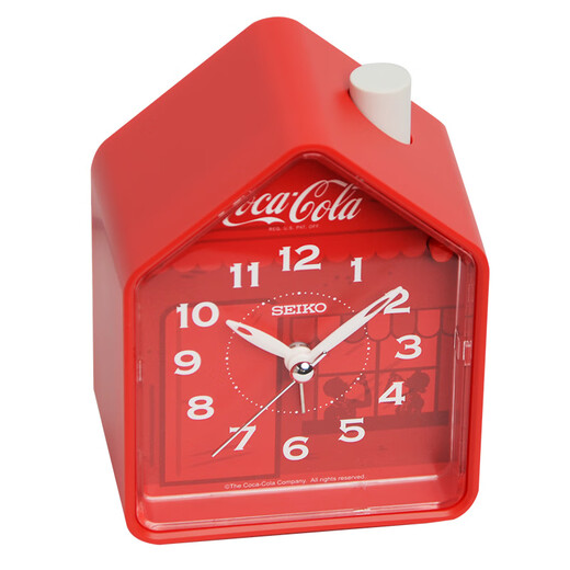 Seiko Japanische Seiko Uhr Coca Co-Branded Music Waring Vension verstellbares Volumen Schlafzimmer Schüler Trendy Personalisiert Wecker Red QHP902R