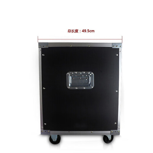 Ju Yisheng audio cabinet shelf cabinet power amplifier rack cabinet equipment cabinet 12u mobile audio power amplifier chassis aluminum edging rack a pallet metal black partition