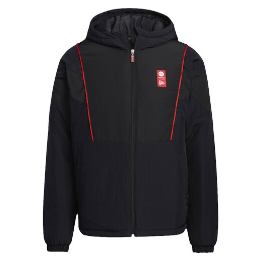 阿迪达斯 （adidas） neo男装 冬季新款休闲运动外套保暖连帽棉服棉衣外套 HC9731 L