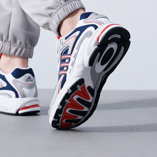 Adidas Männerschuhe Frauenschuhe 2025 Sommer Neue Antwort Retro Sports Dad Schuhe Low Top Mesh atmungsablöschbare Laufschuhe Ig6227 Silber Blau Red 42 (260 mm)