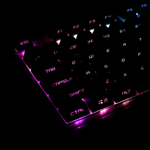 腹灵MK870极夜黑纯黑侧刻机械键盘有线无线蓝牙客制电脑游戏办公 【三模】黑曜石透+纯黑侧刻 青轴【宿友挨打轴】