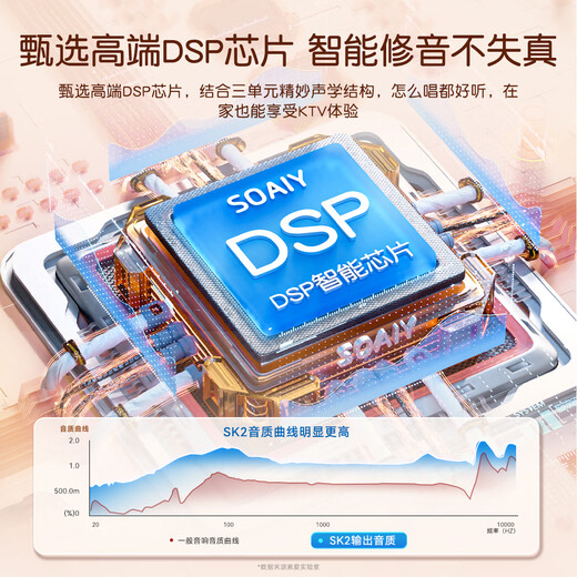 Sony Ericsson (soaiy) SK2 microphone microphone karaoke microphone audio all-in-one wireless Bluetooth speaker singing special artifact family ktv audio set children's microphone