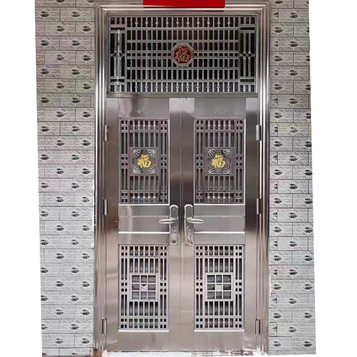 JRB Jiaruibao 304 stainless steel door villa door double door anti-theft door home entrance door rural self-built door double door style 1