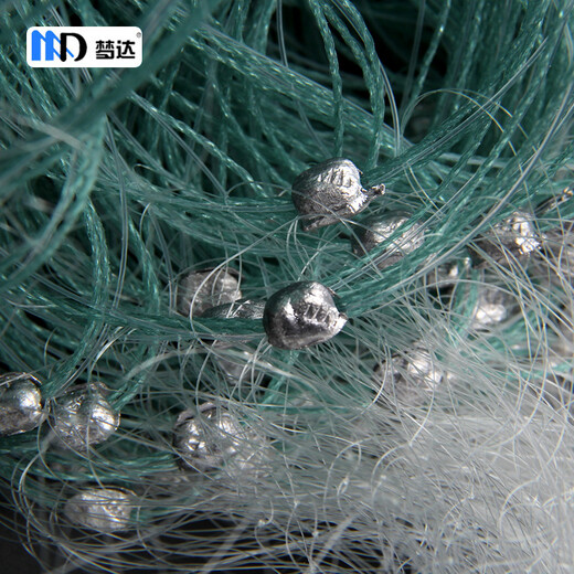 Yuyongji (YUYONGJI) fishing net wire mesh three-layer sunken net single-layer floating net hanging sub-fish net fishing net crucian carp silver carp white strip net sticky fish net three-layer sunken net 26 meters long 1.2 meters high 3 fingers