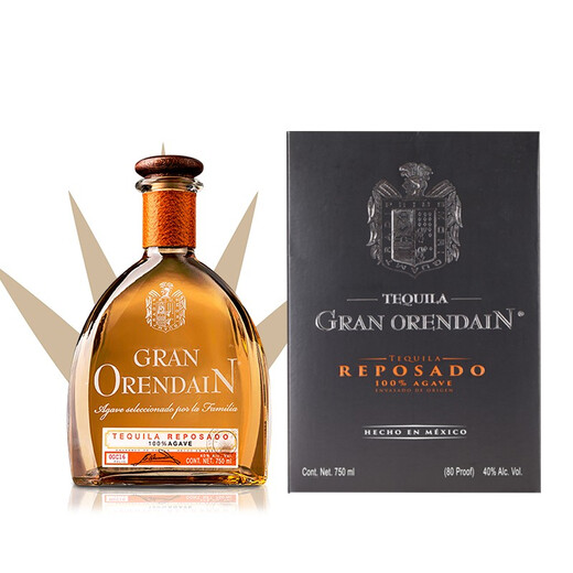 Ou Shuai [Gold Award in the Contest] Mexican original bottle imported foreign wine Sunrise tequila wine base wine Collection gift collection Gold label tequila gift box 750mL 1 box