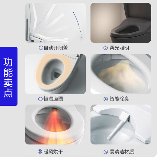 TOTO智能家居TOTO CES8D210/9878/9898WCS/8B010全自动一体马桶水洗 CES8B010MCN(白色遥控器） 400mm
