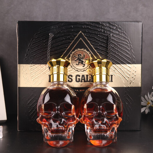 Vasening Skull Wine Louis Galen III Necromancer XO Brandy 40 degrees 330mL*2 bottles 2 bottles Gift box