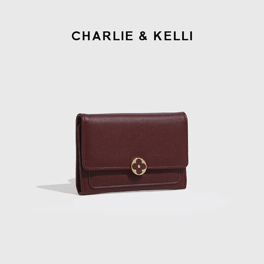 CHARLIE / KELLI brand CK light luxury bag women 2025 new women's short zipper coin wallet simple and compact card bag green