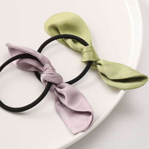 Jinsanta Women's Silk Bow Headband Haze Blue 9330 One Size