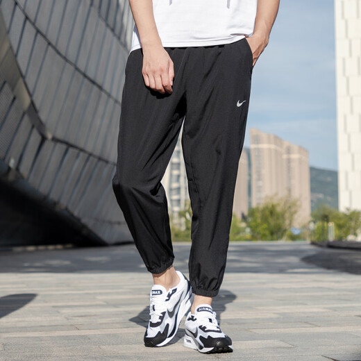 Nike (Nike) Sports Sports New Sports y Casual Fashion Vest Feat Feal Pantalones tejidos Conjunto de dos piezas FB7374-010+FB7498-010 M