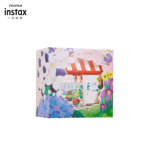 Fuji Instax Polaroid single-time imaging camera mini12 (mini11 upgraded model) Asakura pink photo paper battery set