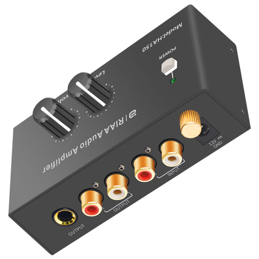 Ayin vinyl record player preamplifier phono amplifier phono preamplifier stereo noise reduction pure sound quality mini power amplifier audio black HA150 official standard configuration