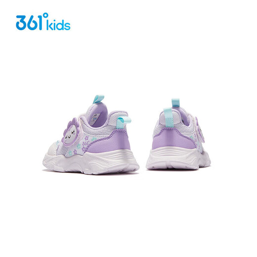 361 Children's Shoes Children's Toddler Shoes Spring Boys and Girls 1-3 Years Old Cartoon Baby Shoes Purple 25