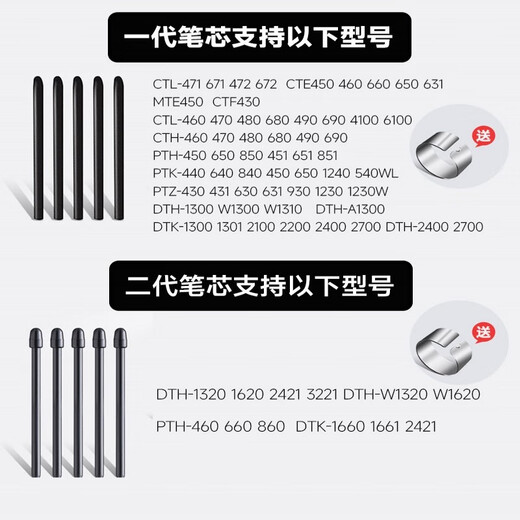 Wacom Refill Digital Tablet Ctl672 472 6100 671 690 Yingtuo 651 660 Написанная ручная плата.