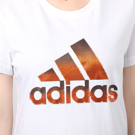 T-shirt adidas T-shirt féminin Nouveau plaisir coloré de sport imprimé coloré
