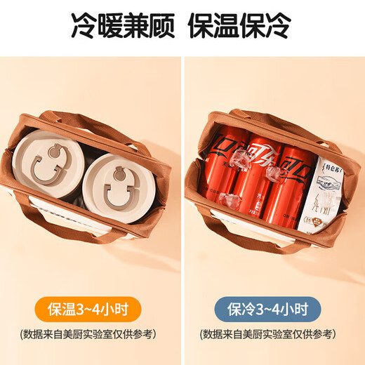 美厨（maxcook）保温饭盒袋 保鲜饭盒包 创意面包便携保温饭盒便当手提袋MCPJ8251