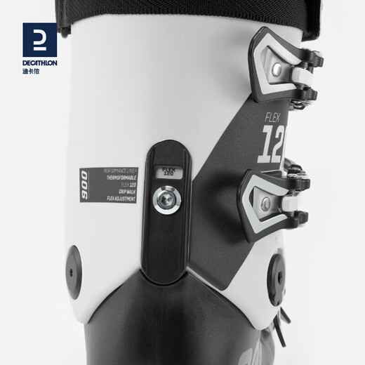 Decathlon Snowshoes Double Snowshoes Adult Men's Ski Shoes Black and White Color Matching 28-28.5cm-4535922