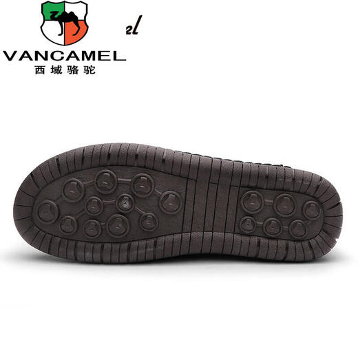
Western Region Camel Men's Shoes Four Seasons New Breathable Genuine Leather Cowhide Men's Loafer Soft Sole Sleeve Lazy Shoes Casual Driving Shoes [Real Cowhide] 9918 Black 42 [Standard Leather Shoe Size]