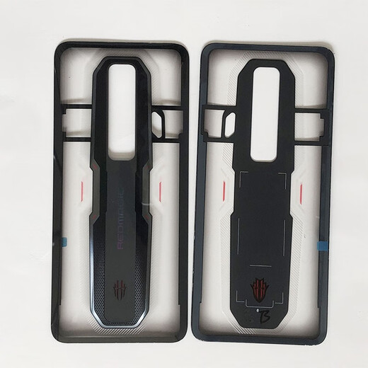 Geeignet für Red Magic 7s Pro NX 709S NX679S Rückdecke Glas Batterie hinterer Abdeckung Heckschilds Bildschirm Red Magic 7pro Deuterium vorne transparent mit Rahmen Original hinterher Hülle