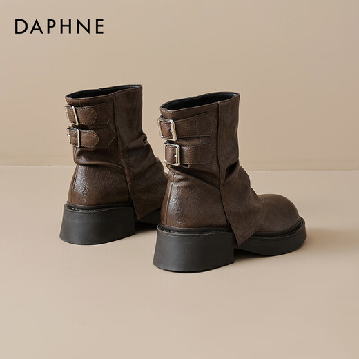 Daphne Maillard Brown Xinjiang Boots Women's Short Boots 2025 New Grassland Desert Outfit Summer Martin Boots