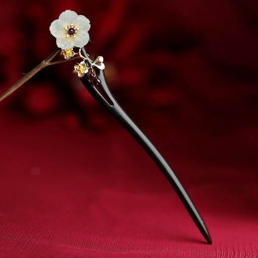 Phoenix Nirvana hairpin, ancient style sandalwood hairpin, new Chinese style hair accessories, high-end updo hairpin, Chinese style hairpin, birthday gift for wife