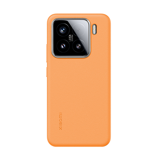 Xiaomi Xiaomi 15 Mobilfunkkoffer Flüssig Silikon Schutzfall Schutzhülle Xiaomi 15 Orange