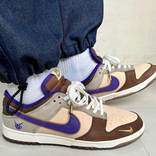 耐克（NIKE）Dunk Low黄米色运动舒适时尚潮流复古低帮防滑耐磨休闲运动板鞋 DQ5009-268男子棕色 41