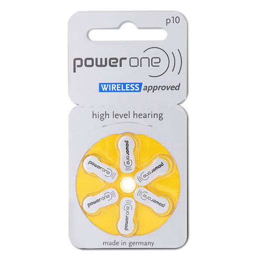 西万博助听器电池西门子专用锌空气P10P13P312P675峰力德国进口Powerone Powerone P312（5板30颗）