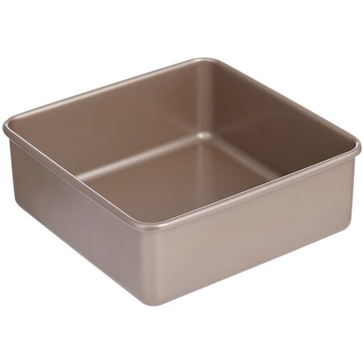 
Yunqian ancient flavor mold baking tray heightened and deepened 689 inch non-stick oven household fixed baking square 8 inch square baking tray-send high-temperature cloth to repeat