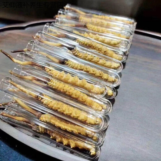 Ivanmai Authentic Cordyceps Cordyceps Cordyceps Cordyceps non-cut grass tube-installed with extra large root gift box Yivanmai Two bottles of 10 pieces are given one bottle up to 15 pieces