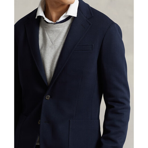 POLO RALPH LAUREN auren men's clothing classic slim fit version Soft blazer R15605 overseas direct mail 410-Naval Blue 1 XS