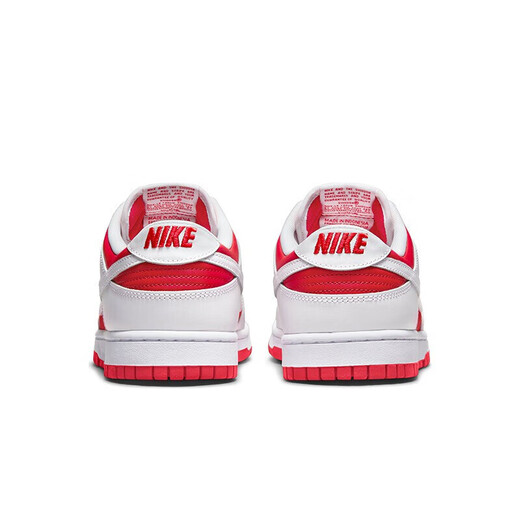 【准新品】耐克NIKE男子板鞋缓震DUNK LOW运动鞋DD1391-600红色42码 