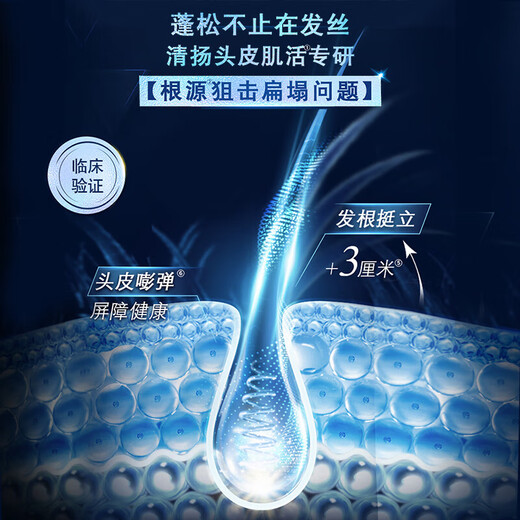清扬（CLEAR）净澈蓬松洗发露700g+护发素250g随机香型+头皮护理100gx2
