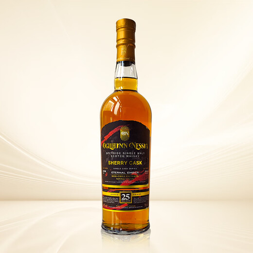 Ogilhinn Nessia Exzellenz [Global Limited] Scotland Original importiert 25 Jahre Single Malt Sherry Wine and Whisky Geschenk 25 Jahre Ewige Glut 750 ml