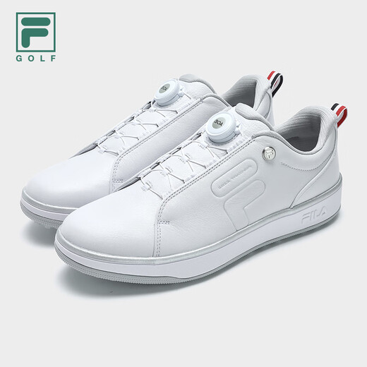 FILA official men's shoes 1911 Trainer soft spike golf shoes autumn new sports comprehensive training shoes FILA white-WT 40