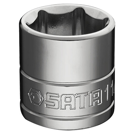 世达（SATA）世达工具英制套筒头10mm3/8标准中飞六角套筒电动扳手套筒套管 12 12107/5/8