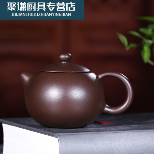 Tonghuadu Yixing purple clay pot gift tea set teapot hand-made Xishi pot purple clay small stone scoop purple clay 120ml Xishi 100mL (inclusive)-199mL (inclusive)