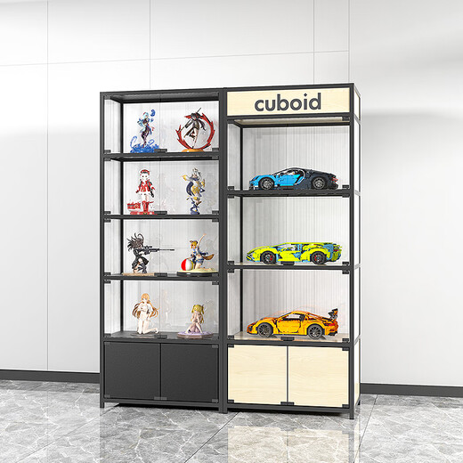 Acrylic figure storage display cabinet Le car model Soldier Gundam building block blind box display storage rack customized standard 3 layers (60*40*120cm)