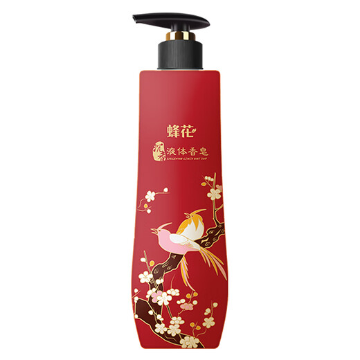 Bee flower soap bath lasting fragrance 72 hours body sandalwood liquid soap moisturizing face wash bath men 500g