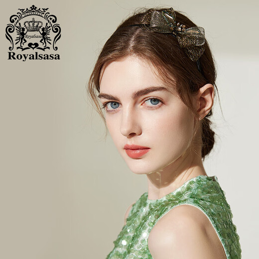 Royal sasa royal salsa headband handmade metal copper wire headband forest fairy braided headband pressed hair clip hair accessories