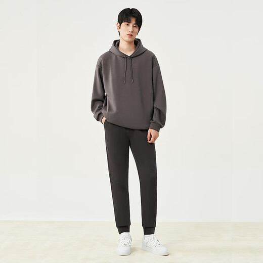 Made in Tokyo, heated and velvet sweatpants, men's casual pants, men's long pants, loose sports pants, men's autumn and winter sweatpants, black L