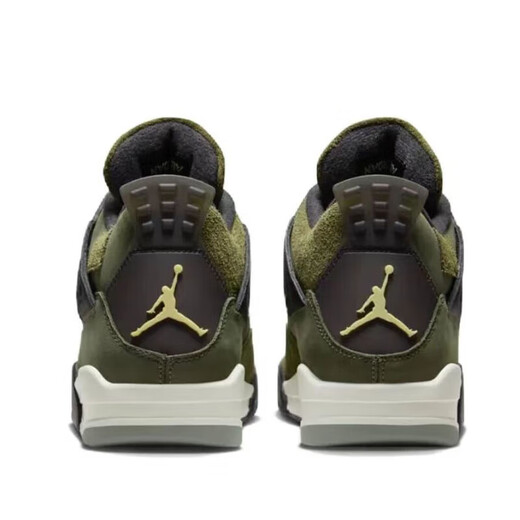 耐克（NIKE）男鞋 Air Jordan 4 AJ4 乔4 中帮 大学蓝 运动鞋休闲复古篮球鞋 FB9928-200/FB9927-200 军绿色 36.5 GS