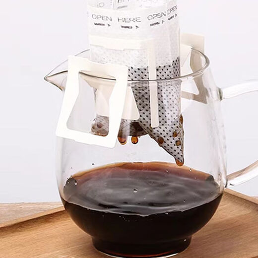 Hanging ear coffee filter bag 50 pieces hanging ear filter paper easy extraction no residue hand brew drip coffee bag CG thick material 10 pieces