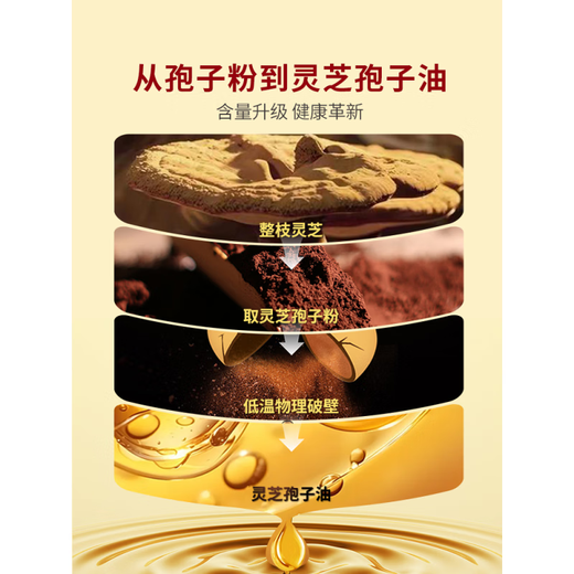 Aodong Ganoderma lucidum spore Ölweichkapsel 120 Kapseln/Box Offizielle gebrochene Wand Linzhi Spore Pulverextraktion 6 Kisten 30g 720 Kapseln Basisverpackung